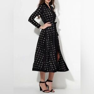 Metal Grommet Trench Dress!